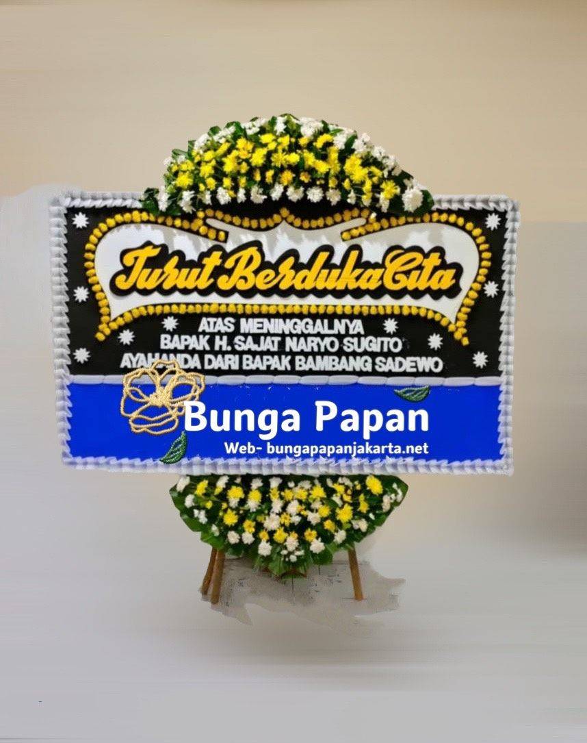 Bunga Papan Dukacita 2X120 4